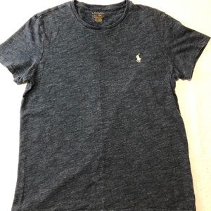 Men's VTG Single Stitch Polo Ralph Lauren Gray Tee